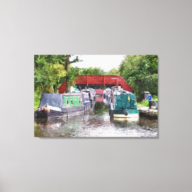 TOILE BATEAUX DE CANAL (Recto)