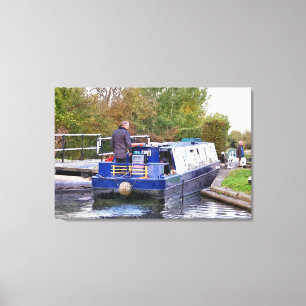 TOILE BATEAUX DE CANAL