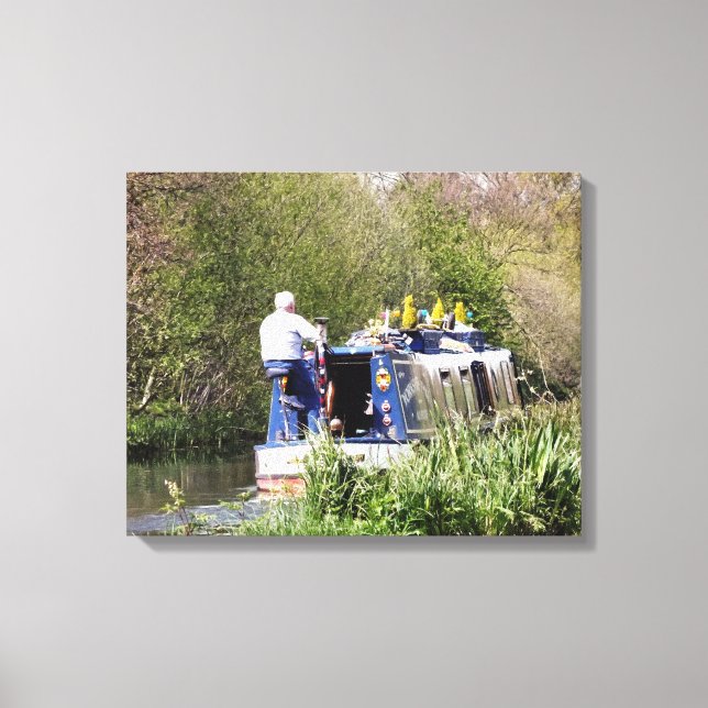 TOILE BATEAUX DE CANAL (Recto)