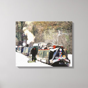 TOILE BATEAUX DE CANAL