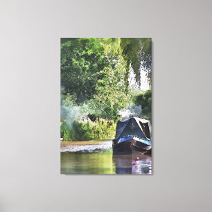 TOILE BATEAUX DE CANAL