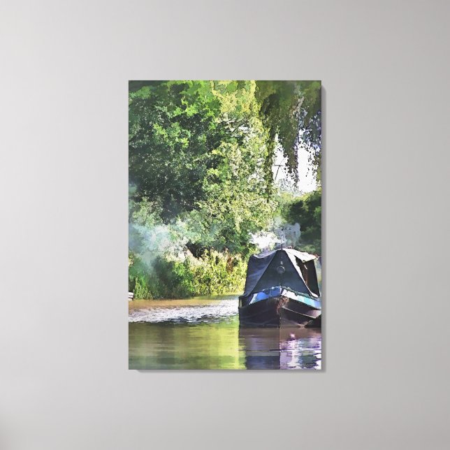 TOILE BATEAUX DE CANAL (Recto)