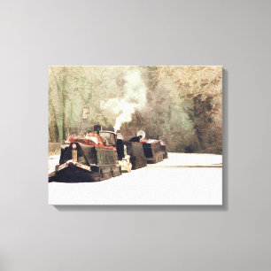 TOILE BATEAUX DE CANAL