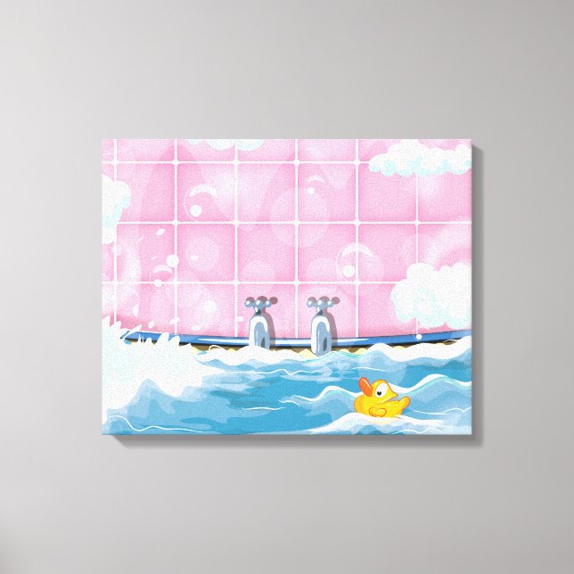 Toile Bath Yellow Duck (Recto)