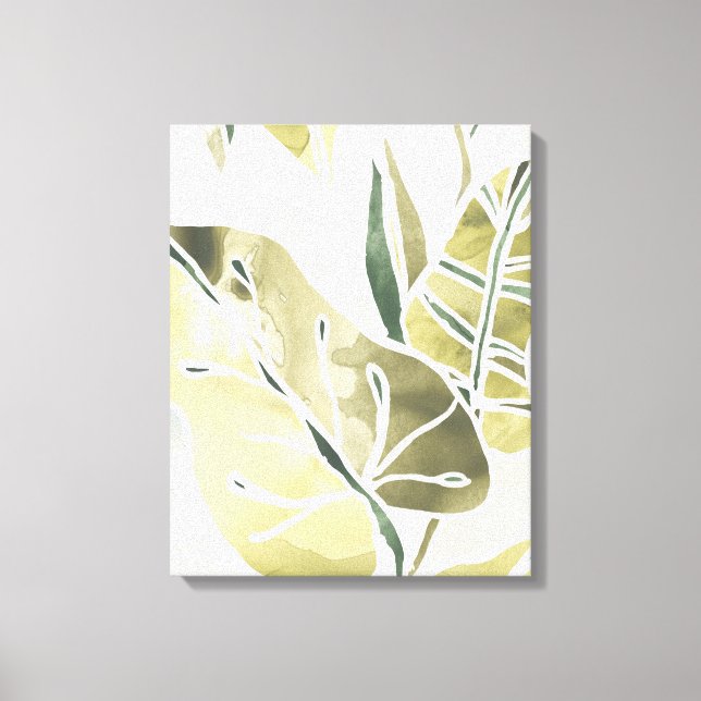 Toile Batik Feuille (Recto)