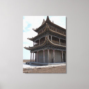 Toile Bâtiment ancien chinois