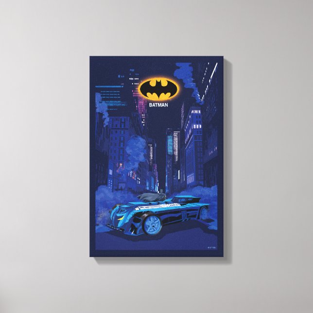 Toile Batman Gotham City Night Patrol (Recto)