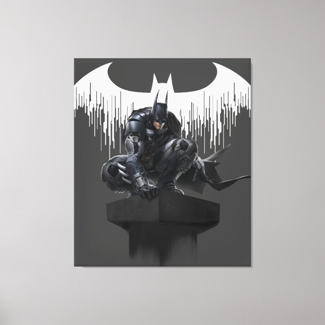 Toile Batman perché sur un pilier (Recto)