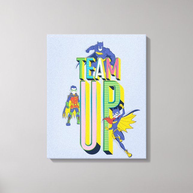 Toile Batman | Team Up (Recto)