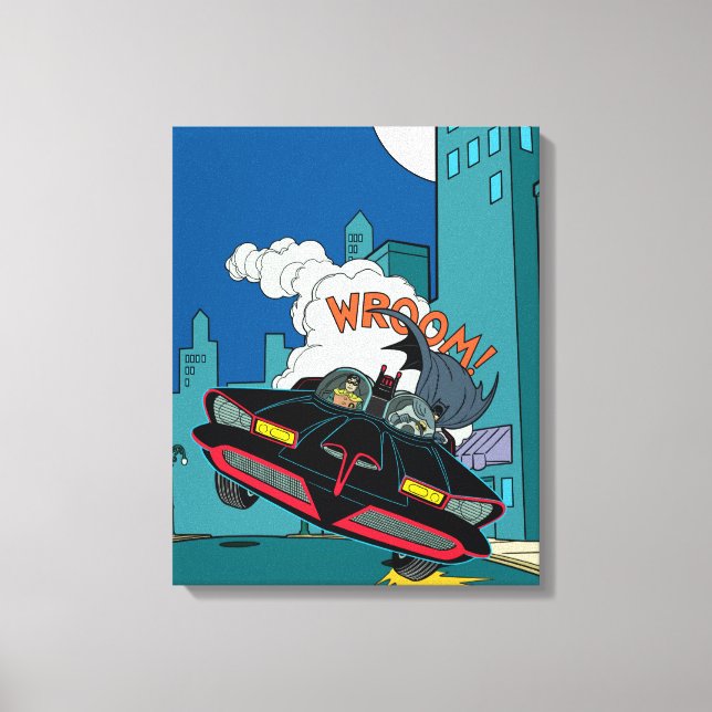 Toile Batmobile Wroom ! (Recto)