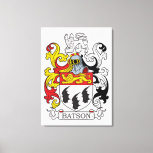 Toile Batson Family Crest