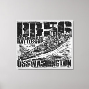 Toile Batterie Washington Canvas Print