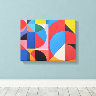 Toile Bauhaus Abstrait