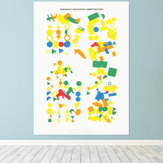 Toile Bauhaus Quantum Composition