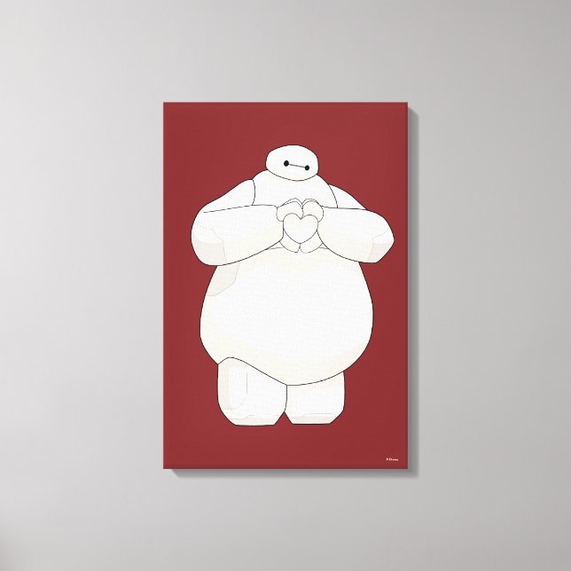 Toile Baymax | Amour (Recto)
