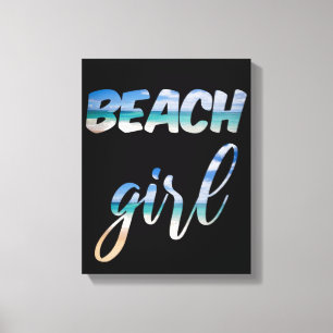 Toile Beach Girl