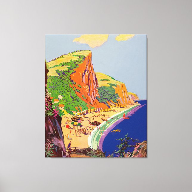 Toile beach party 37x45 (Recto)