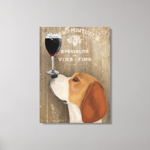 Toile Beagle Dog Au Vin