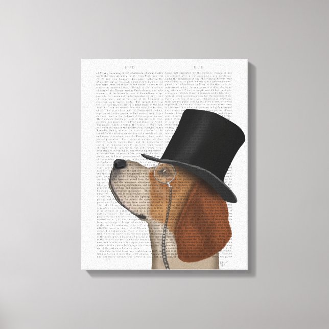 Toile Beagle, Hound officiel et Casquette (Recto)