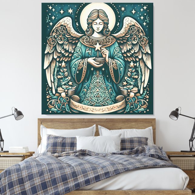 Toile Beau Ange Sous les étoiles (Insitu(Chambre))
