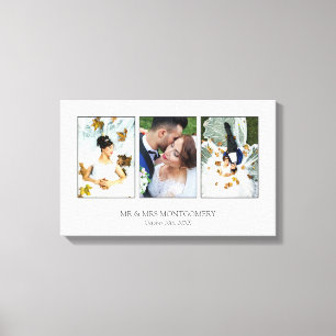 Toile Beau Collage photo Mariage