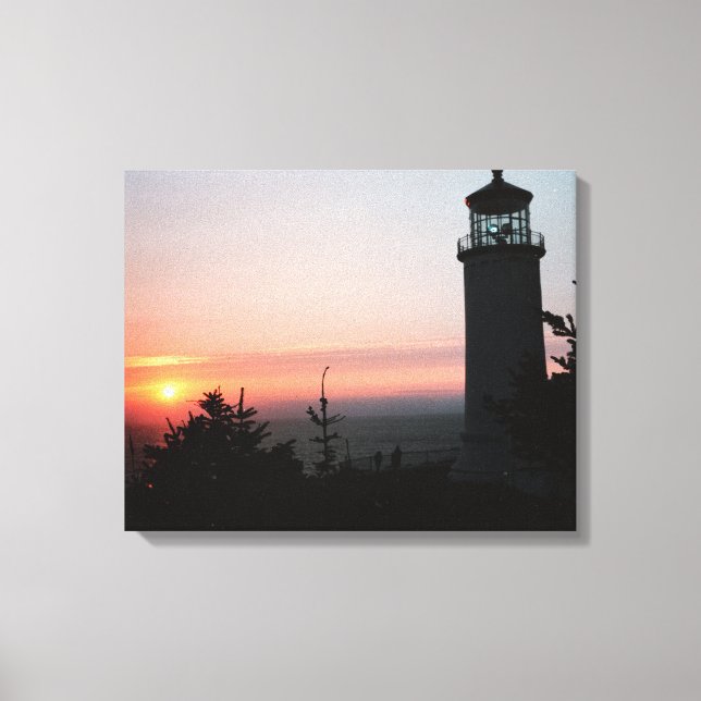 Toile Beau coucher de soleil (Recto)