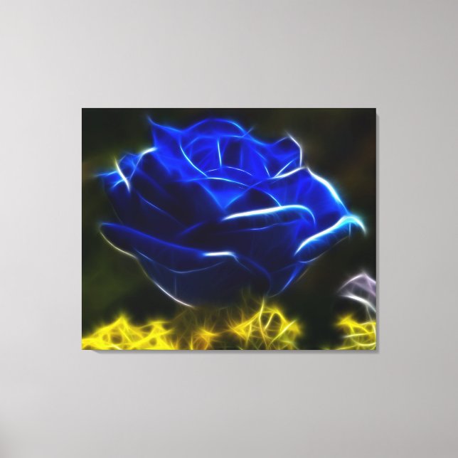 Toile Beau Rose bleu (Recto)