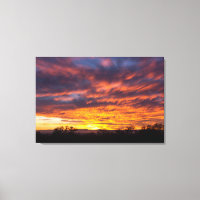 Beau Sunset Canvas Triptych art