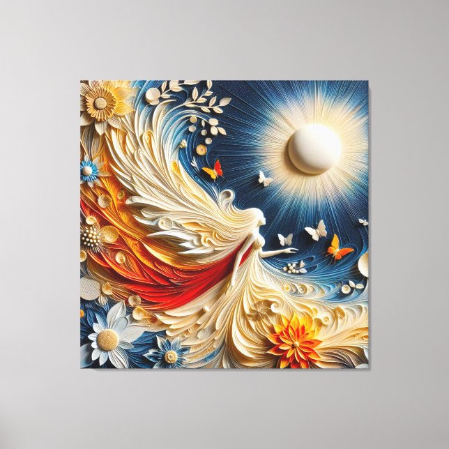 Toile Beau temps, bonne humeur☀️ (Recto)