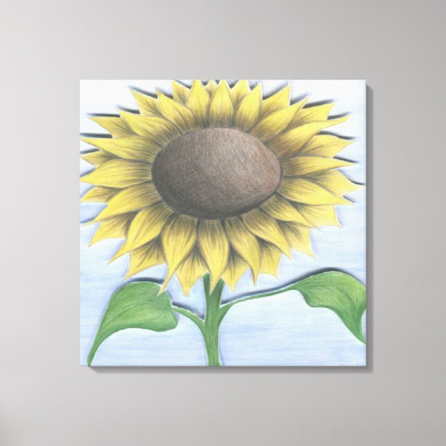 Toile Beau tournesol (Recto)