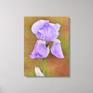 Toile Beau violet Iris Flower Art