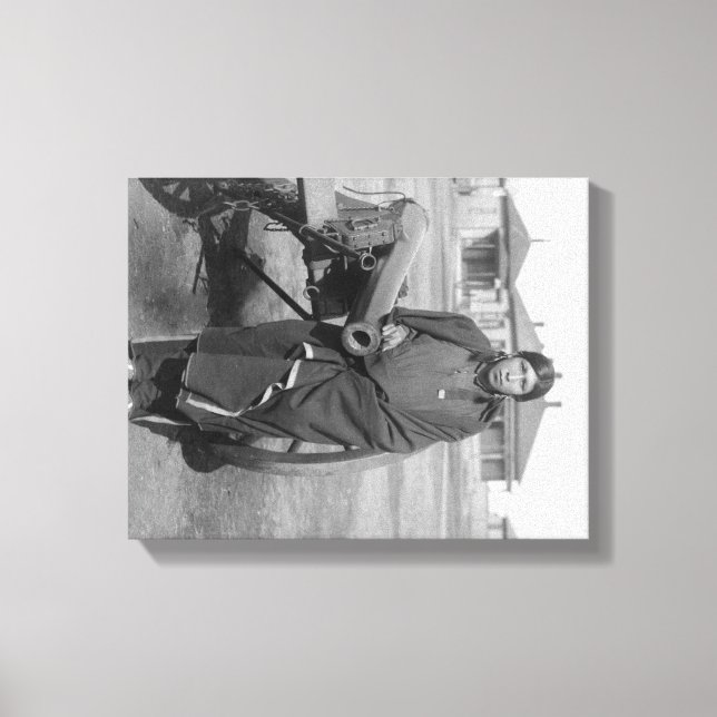 Toile "Beaucoup De Chevaux" Qui Ont Couché Le Lieutenant (Recto)