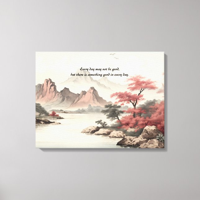 Toile Beauté du paysage asiatique (Recto)