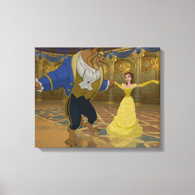 Toile Beauté & La Bête | Danse dans la salle de bal (Recto)