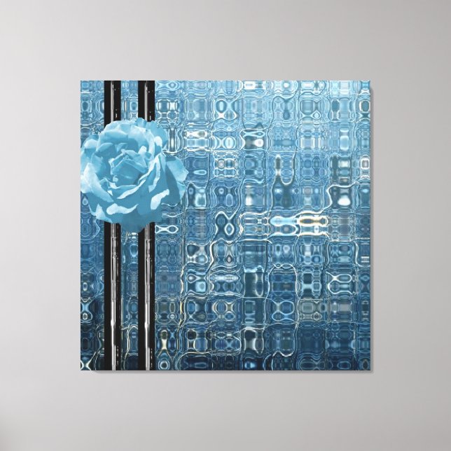 Toile Bébé bleu rose de glace (Recto)