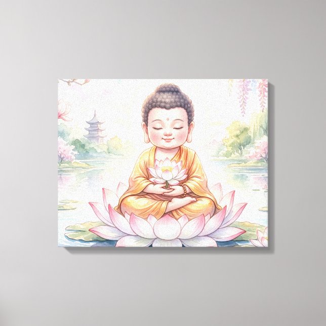 Toile Bébé Bouddha (Recto)
