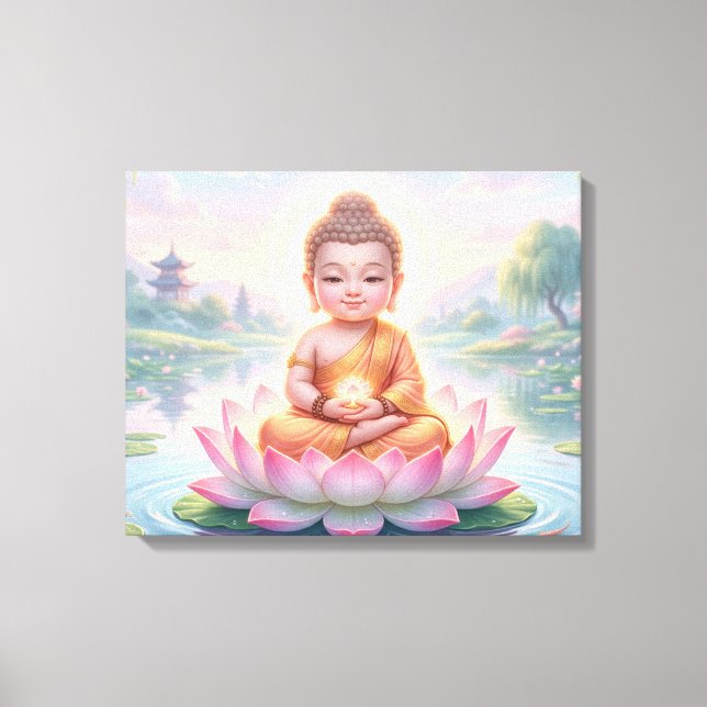 Toile Bébé Bouddha (Recto)