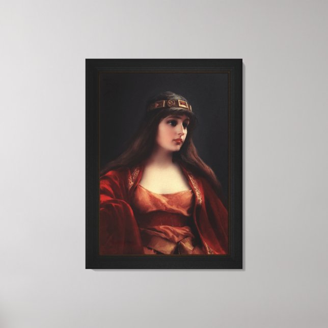 Toile Bedouin Girl par Luis Ricardo Falero (Recto)