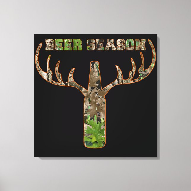 Toile Beer Season Hunting Season Venin For Hunter (Recto)