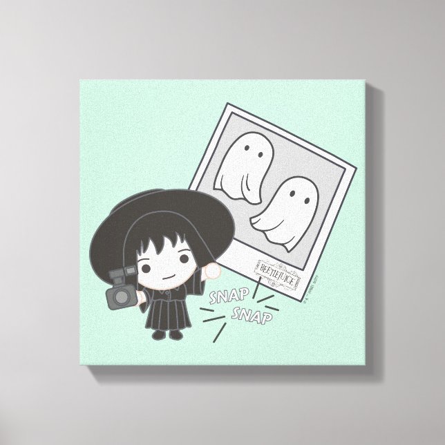 Toile Beetlejus | Chibi Lydia Ghost Photography (Recto)
