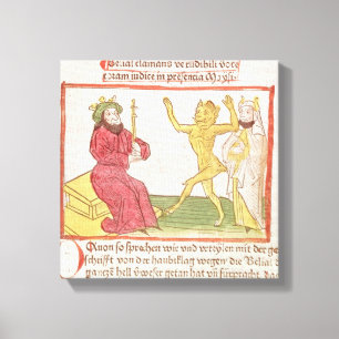 Toile Belial danse avant le Roi Solomon