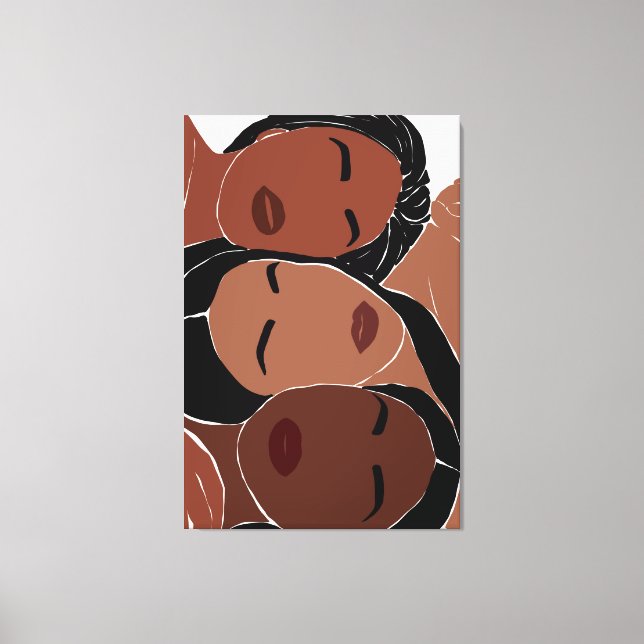 Toile Belle autonomisation des femmes afro-américaines (Recto)