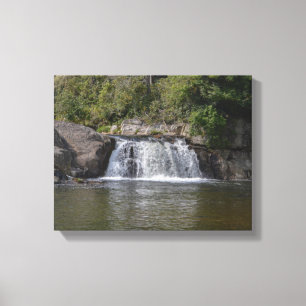 Toile Belle Cascade Dans Les Montagnes Appalaches