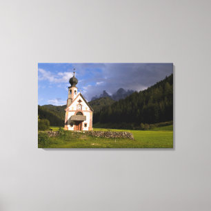 Toile Belle église isolée et solitaire appelée Rainui