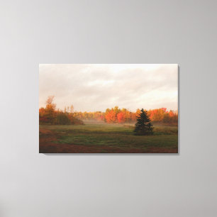 Toile Belle ferme Misty Morning Serenity