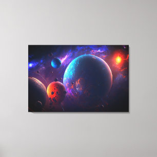 Toile Belle Galaxie Espace extra-atmosphérique Univers c
