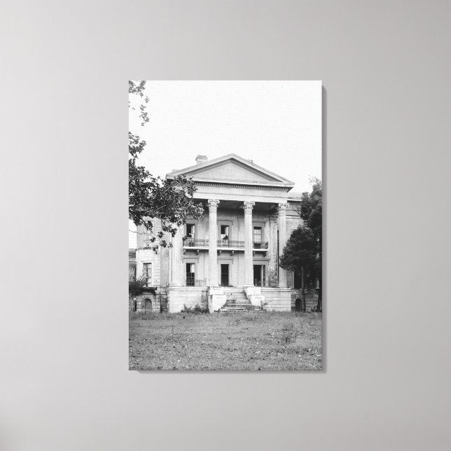 Toile Belle Grove Plantation Louisiane Imprimer (Recto)