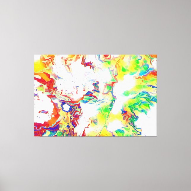 Toile Belle illusion Colorful Wall Art Imprimer (Recto)