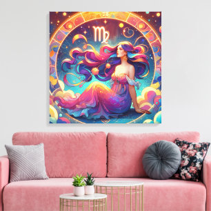 Toile Belle Vierge   Horoscope