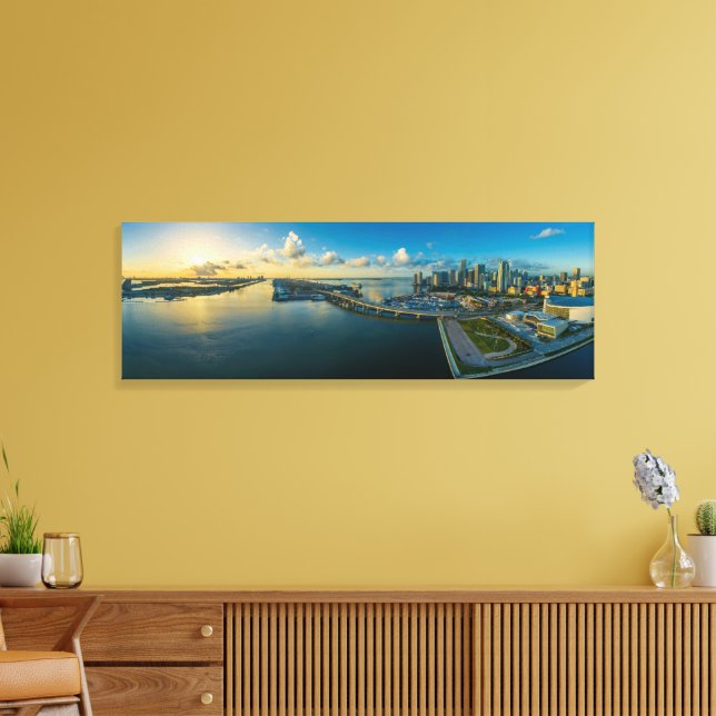 Toile Belle vue panoramique de la côte de Floride (Insitu(Salon))